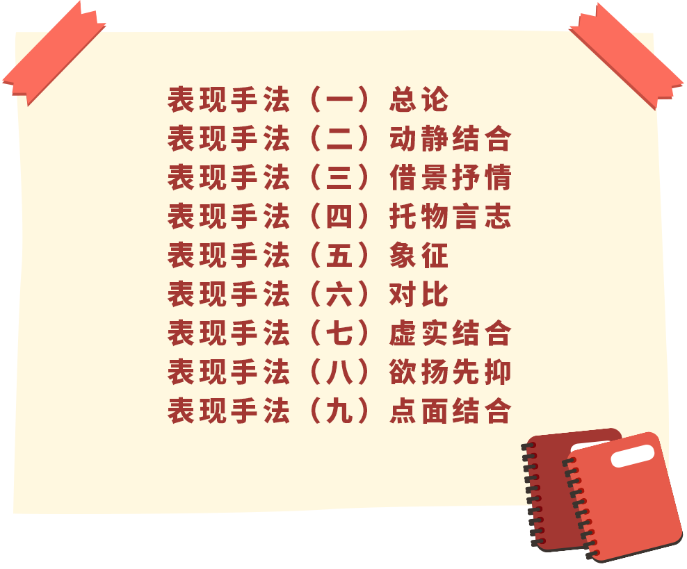 初中语文表现手法（三）借景抒情